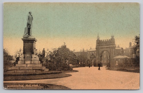 Antique postcard manchester - antique,