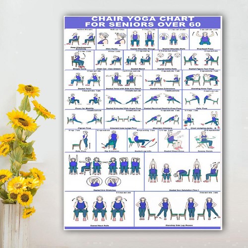 Chair yoga chart for - uk,