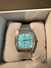 Timex 1983 E Line Automatic Watch 34mm Stainless Steel Expansion Band Reissue.