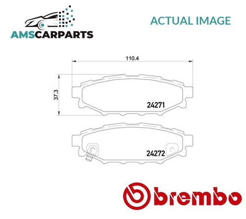 Brake pads set - braking, pad