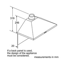 Bosch Series 2 Wall-Mounted Range Hood With LED Light In Silver DWP94BC50B