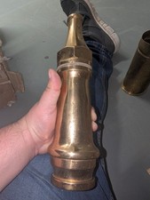 Vintage Brass 5/40 Marked vintage Fire Nozzle