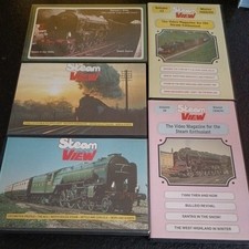 5x VHS Steam Railway -  steam Train Videos - Job Lot / Collection #4