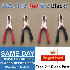 4x Crocodile Clips Alligator