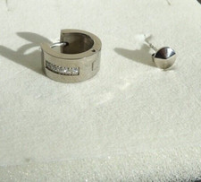 Mens Titanium Hinged Huggie