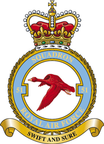 Raf squadron badge - squadron, metal