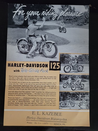 Original oem 1950s - original, harley
