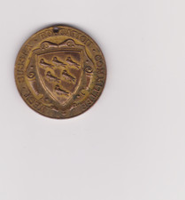 west Sussex education committee THREE year excellent attendance school medal.40M