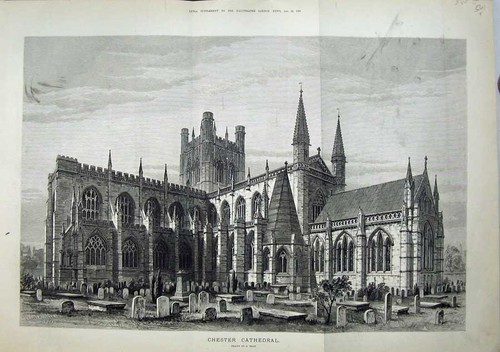 Original old antique print - original,