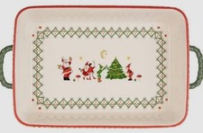 NEW CATH KIDSTON CHRISTMAS STONEWARE ROASTING/LASAGNE DISH 27cm FREE UK P&P