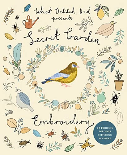 Secret garden embroidery - garden, 15