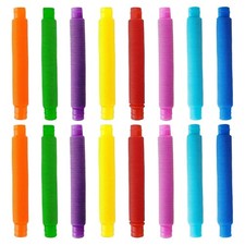 16pcs Pop Tubes Fidget Sensory
