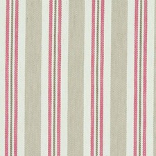 Clarke and Clarke Alderton Raspberry / Linen 0.8m Fabric