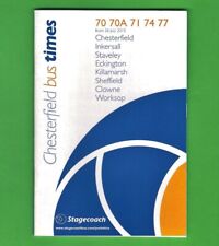 Bus Timetable - Stagecoach Chesterfield - 70 etc: Sheffield Worksop - July 2015