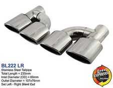 Exhaust tips  quad tailpipe