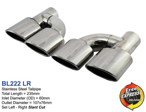 Exhaust tips quad tailpipe - tips,