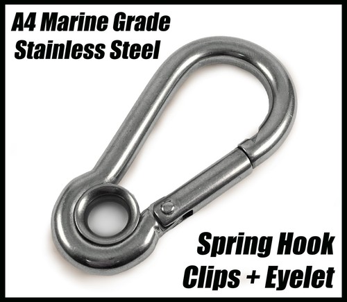 Stainless steel carabiner - stainless,