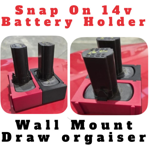 Snap 14v battery holder - 14v,