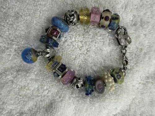 Trollbeads inch charm - ss,