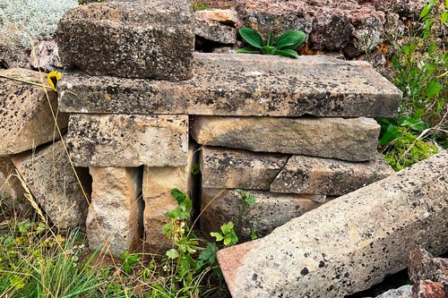 Sandstone blocks various - sandstone, blocks,