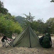 Survival tipi tent made of strong canvas, also suitable for winter use Size I