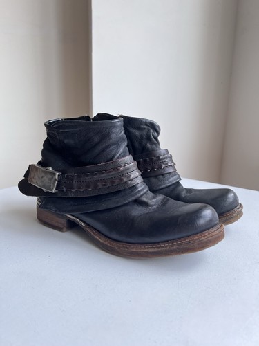 Airstep black zip - black,