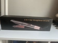 2in1 Hair Straightener and Curler Ceramic Brand New In The Box Free Postage