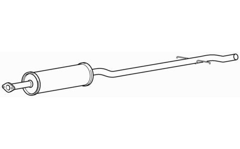 Quality centre exhaust middle - exhaust,