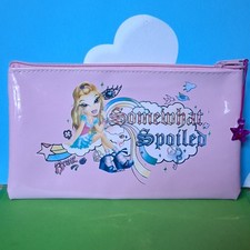 BRATZ PINK PENCIL CASE "SOMEWHAT SPOILED" MAKE-UP BAG PURSE MGA