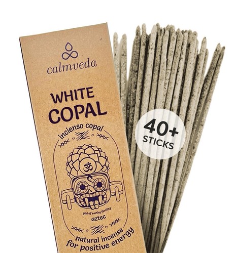 Calmvedwhite copal incense - calmvedwhite,