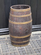 19th century oak barrel - century,