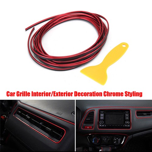 Red car grille - 5m,