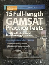 15 Full-length GAMSAT Practice