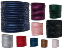10mm 3/8" Luxury  Velvet Ribbon With A Hint of Silver Glitter More Colours