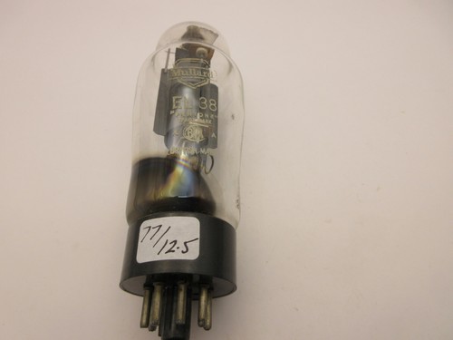 El38 mullard valve used - mullard,