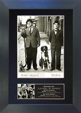 LAUREL & HARDY Signed Mounted