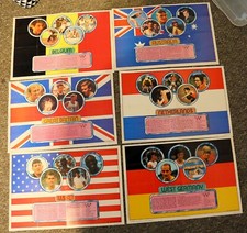 OLYMPIC GAMES 1972 COMPLETE SET 16 COLOUR 12 1/2" x 8 1/2" POSTERS WORLD SPORTS
