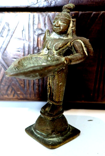 Indian bronze shrine - shrine, deity
