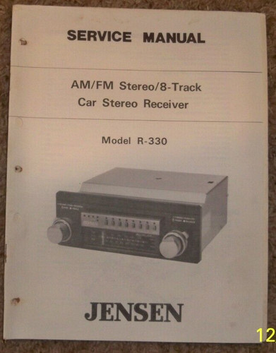 Jensen service manual model - manual,