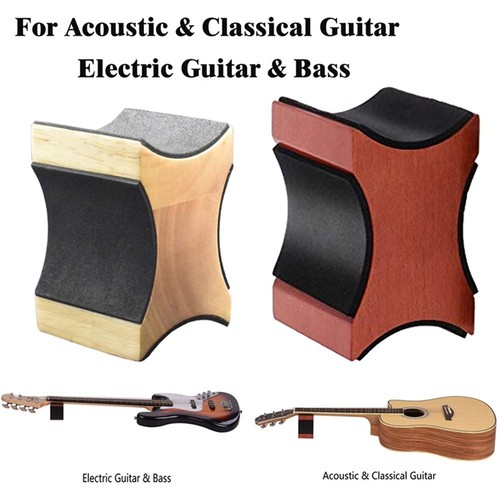 Mahogany guitar neck rest - mahogany,