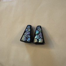 Vintage - Abalone paua Shell -  Salt & Pepper Shaker 