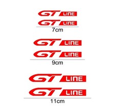 GT Line Red Car Stickers