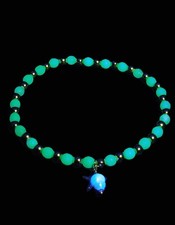 Uranium turquoise colored and