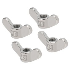 10Pcs M8 Wing Nut Nuts 304