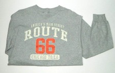 Men's Size M Route 66 Gray