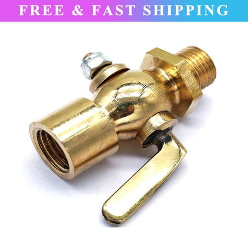 New brass fuel tap - brass,