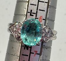 Oval cut Paraiba Tourmaline &