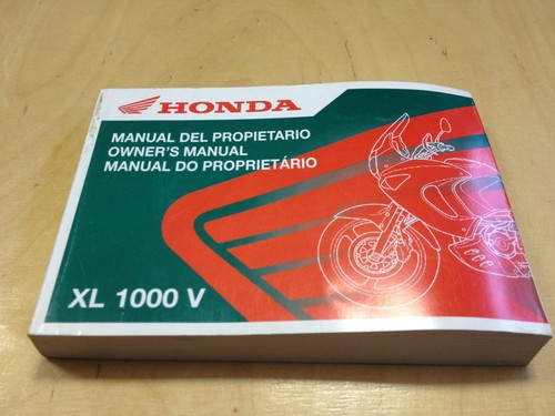Honda 1000 owners manual - xl,