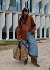 Zara Contrast Poplin Pyjama