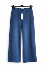 EX M*S Blue Trouser Wide Leg